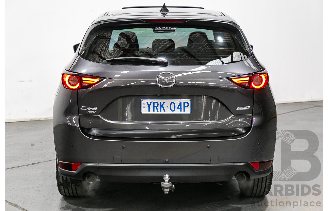 08/2019 Mazda CX-5 GT Skyactiv (AWD) MY19 4d Wagon Machine Grey Metallic Turbo 2.5L