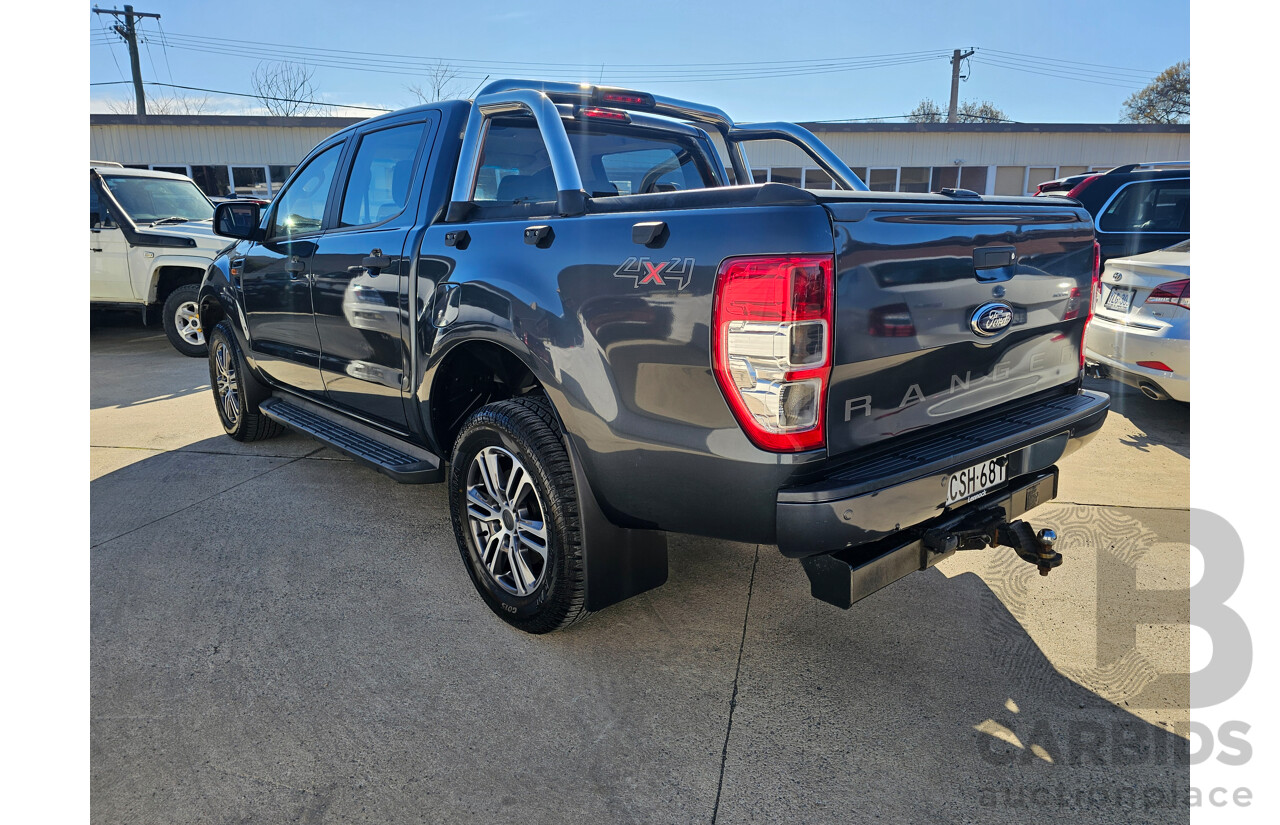 3/2014 Ford Ranger XLS 3.2 (4x4) PX Dual Cab Utility Metropolitan Grey 3.2L