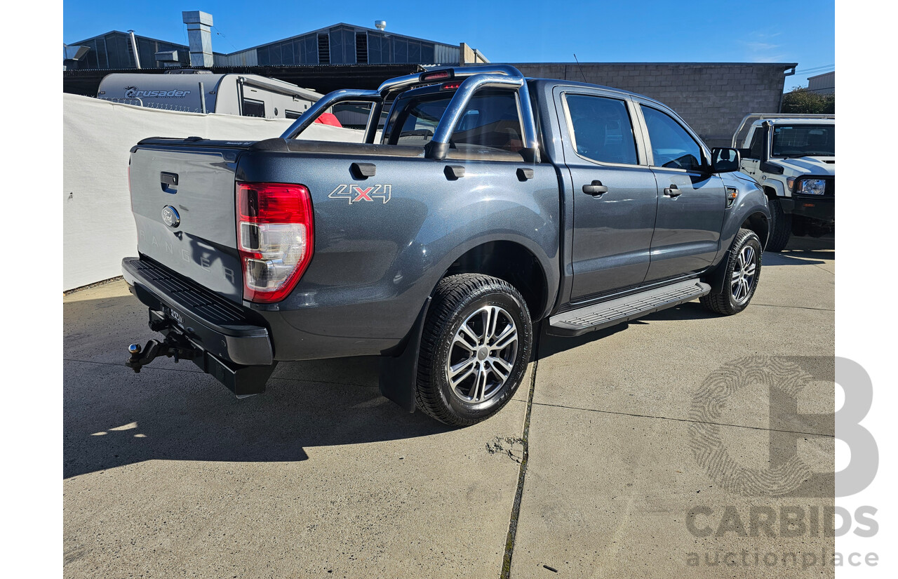 3/2014 Ford Ranger XLS 3.2 (4x4) PX Dual Cab Utility Metropolitan Grey 3.2L