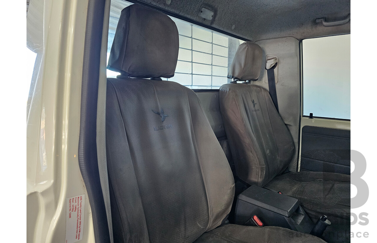 08/2020 Toyota Landcruiser GX (4x4) 4x4 VDJ79R C/Chas White 4.5L