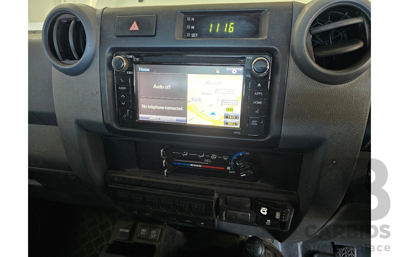 08/2020 Toyota Landcruiser GX (4x4) 4x4 VDJ79R C/Chas White 4.5L