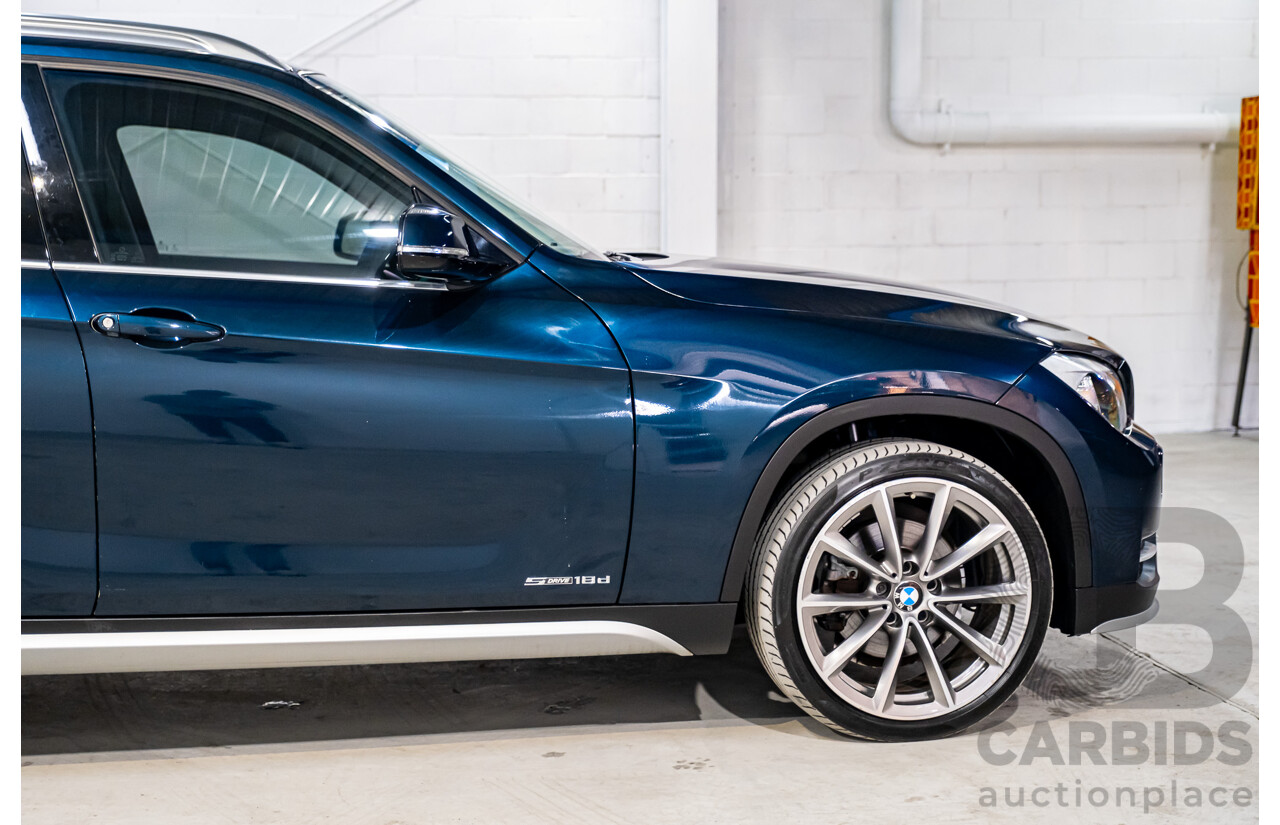 5/2015 BMW X1 Sdrive 18d E84 MY15 4d Wagon Midnight Blue Metallic Turbo Diesel 2.0L