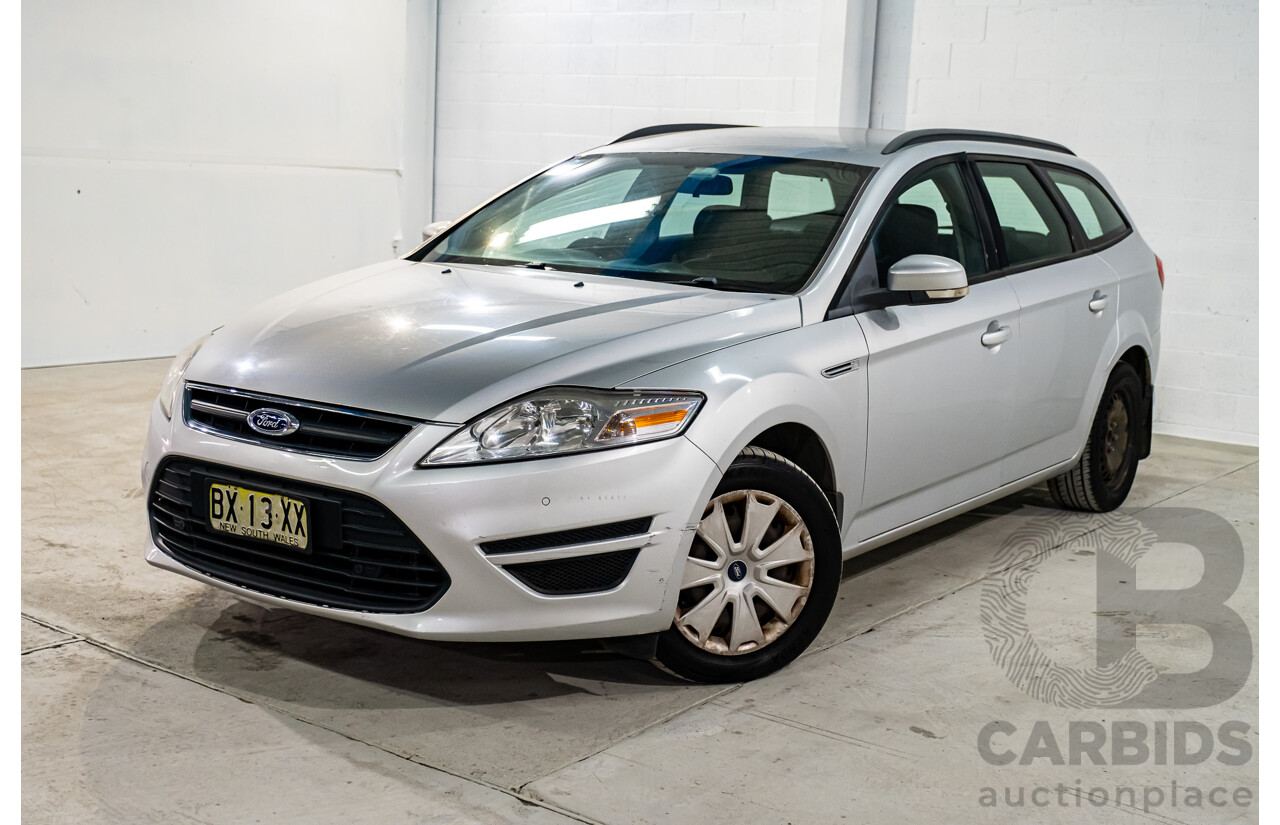 2/2014 Ford Mondeo LX MC 4d Wagon Silver 2.3L