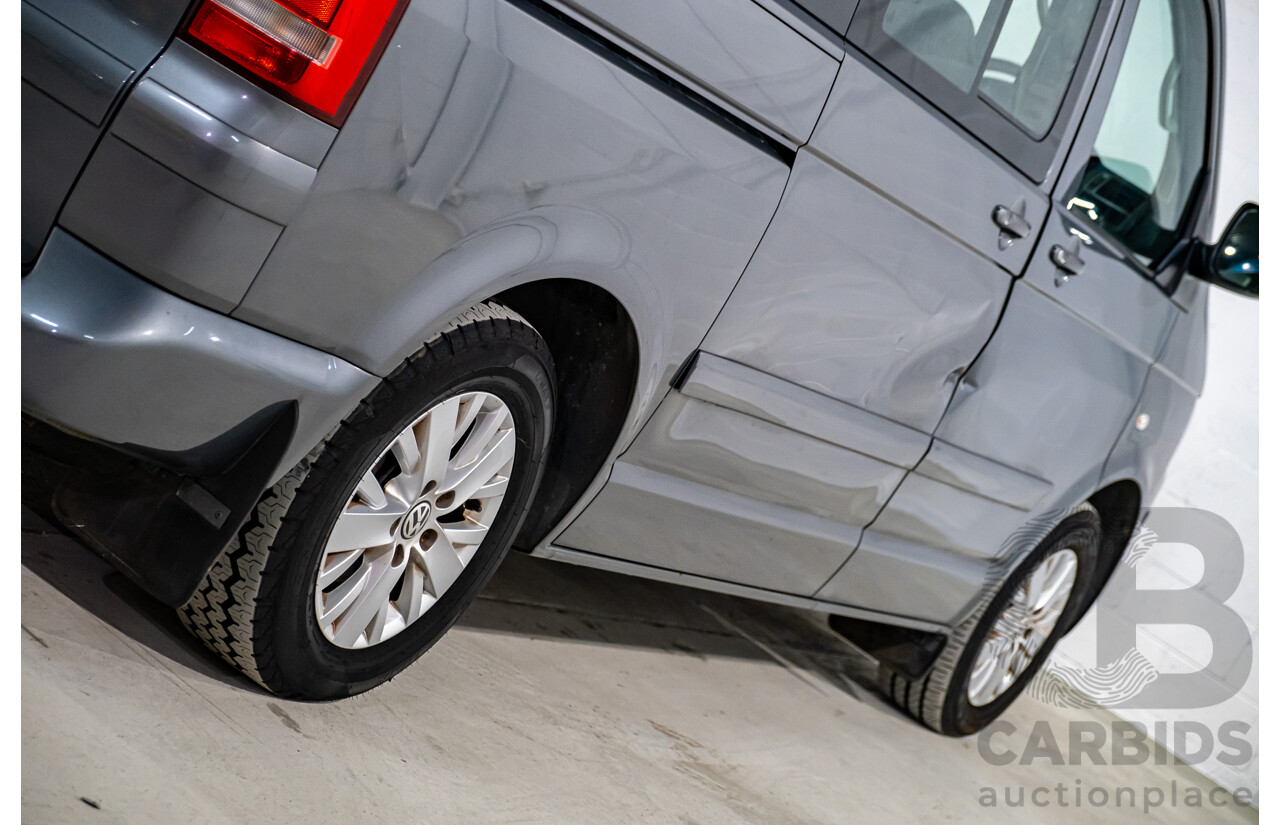 4/2014 Volkswagen Multivan Comfortline TDI340 T5 MY13 4d Wagon Metallic Grey Turbo Diesel 2.0L - 7 Seater