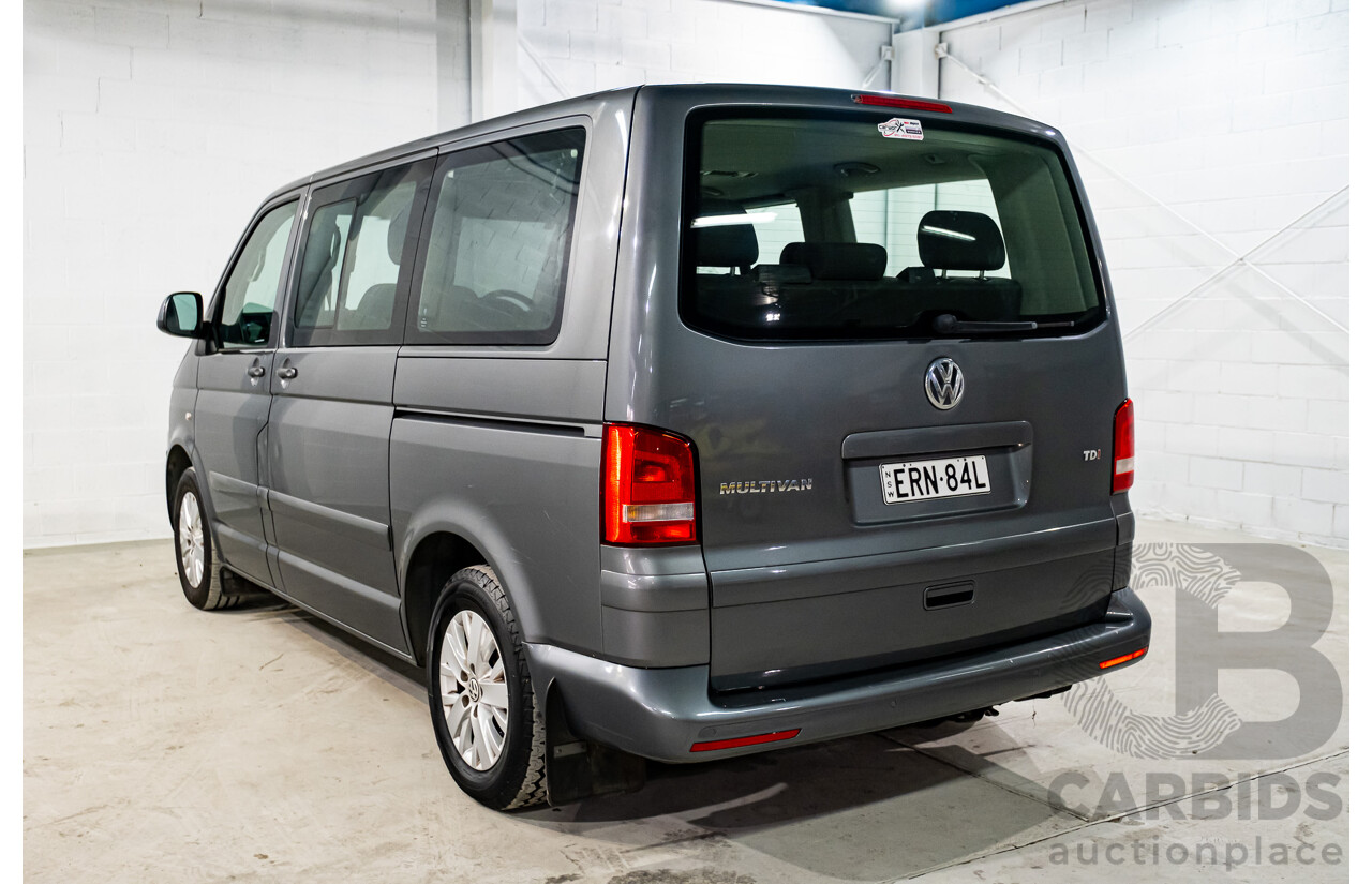 4/2014 Volkswagen Multivan Comfortline TDI340 T5 MY13 4d Wagon Metallic Grey Turbo Diesel 2.0L - 7 Seater