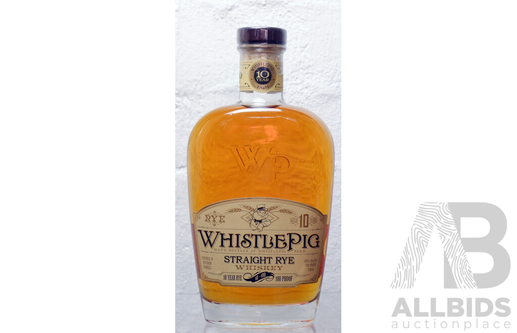 WhistlePig Straight Rye Whiskey