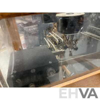 Vintage Sartorius-werke Analytical Balance Scales in Isolation Case Made in Germany