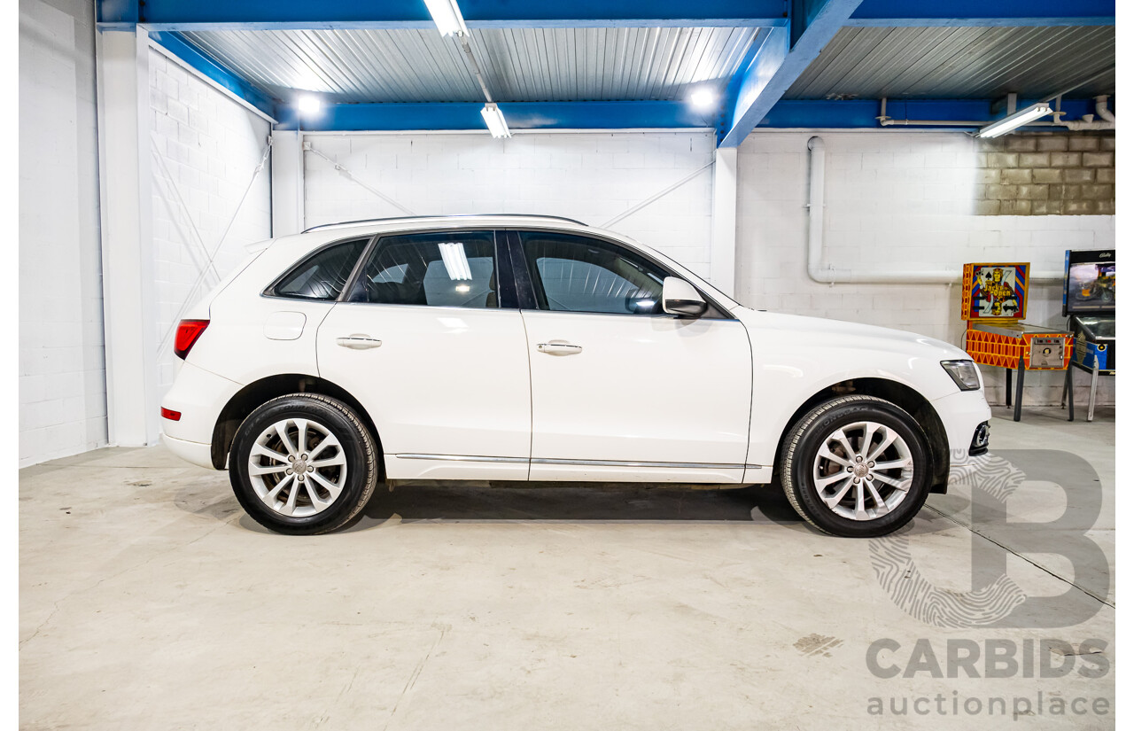 12/2014 Audi Q5 2.0 TDI Quattro (AWD) 8R MY14 4d Wagon White Turbo Diesel 2.0L