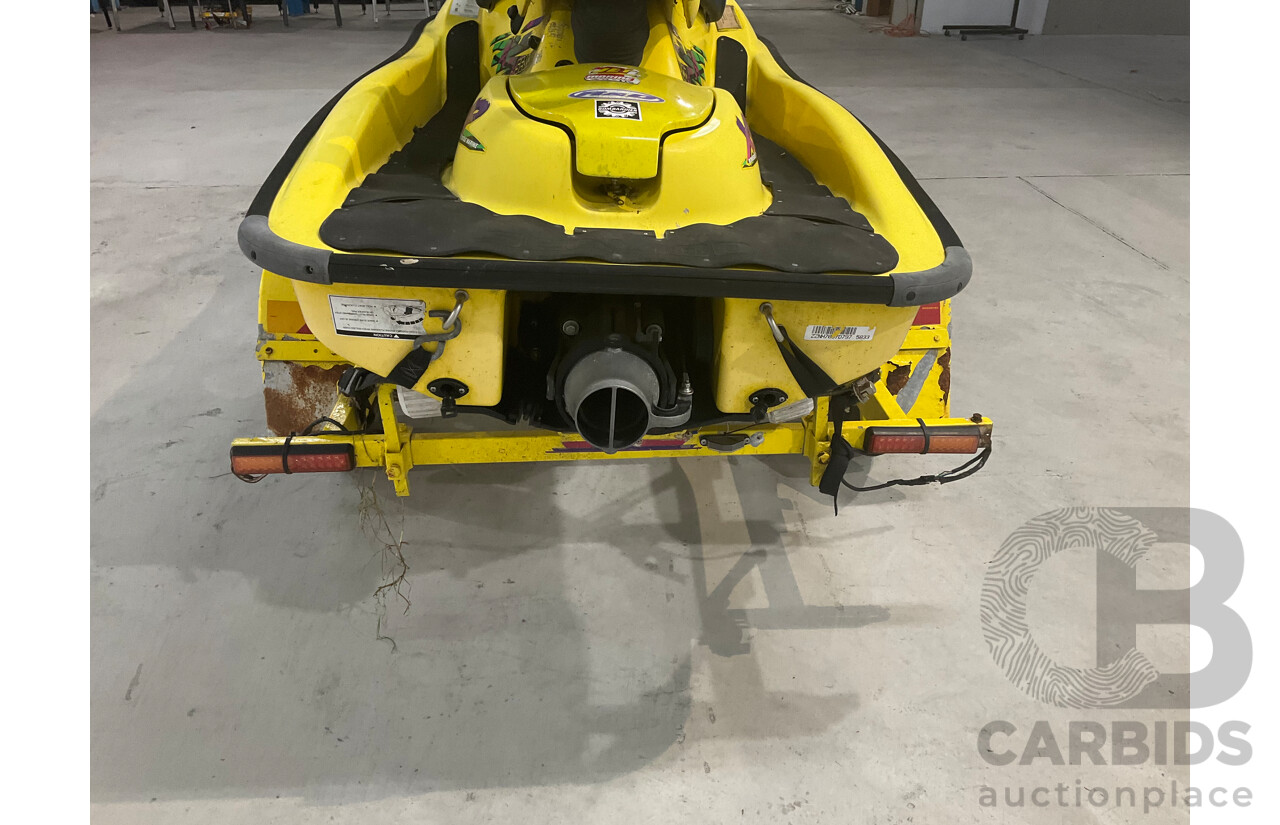 Seadoo Bombardier Jetski and Trailer