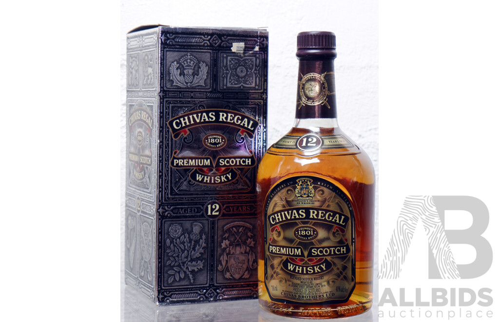 Boxed Chivas Regal Premium Scotch Whiskey