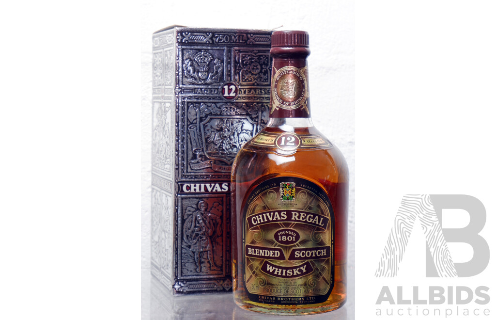 Boxed Chivas Regal Premium Scotch Whiskey