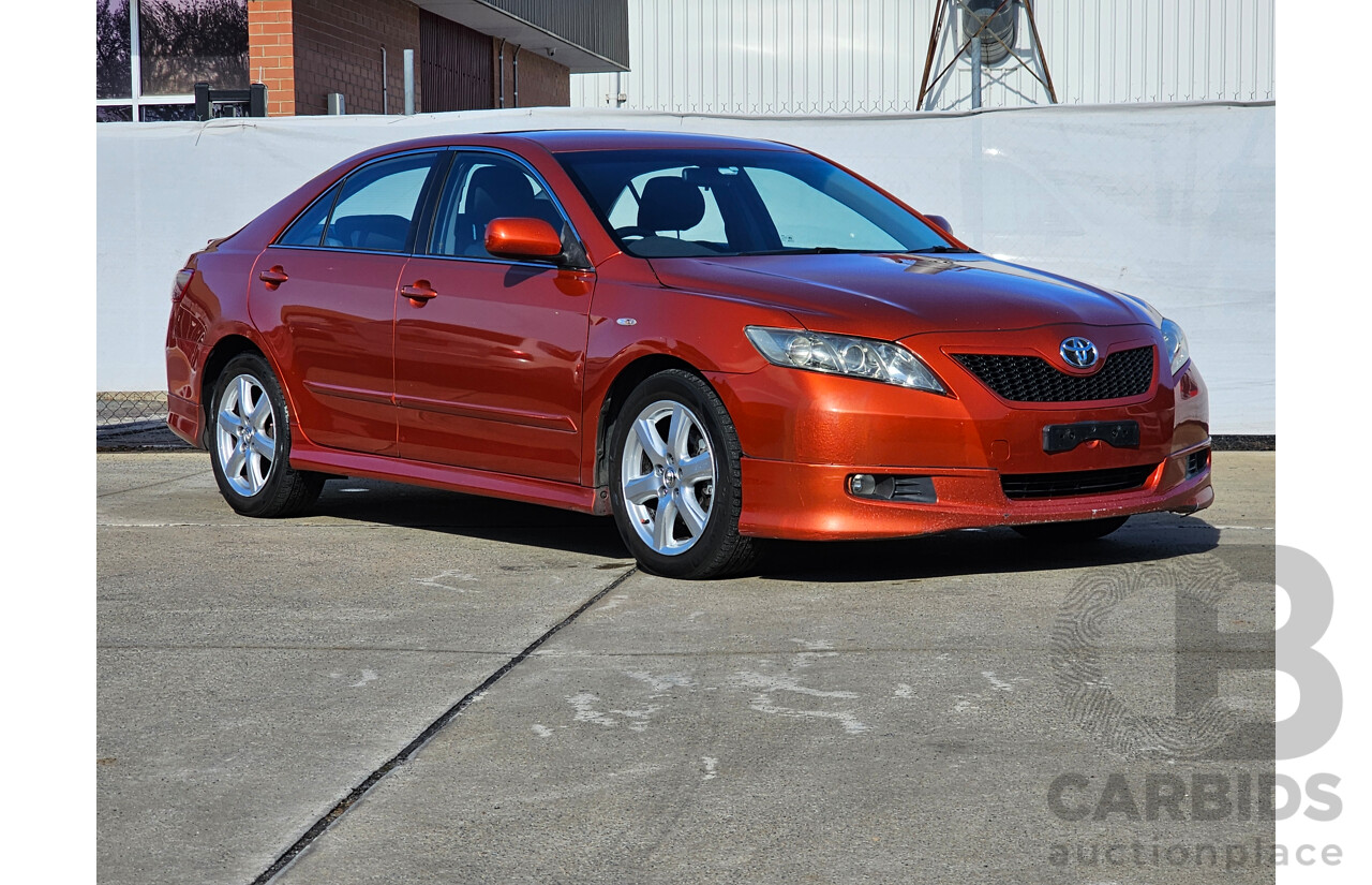 11/2007 Toyota Camry Sportivo ACV40R 4d Sedan Orange 2.4L