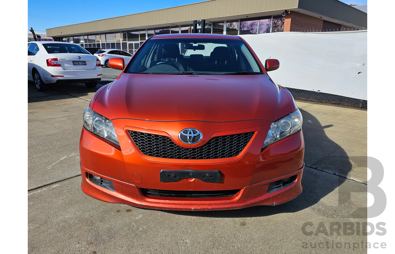 11/2007 Toyota Camry Sportivo ACV40R 4d Sedan Orange 2.4L