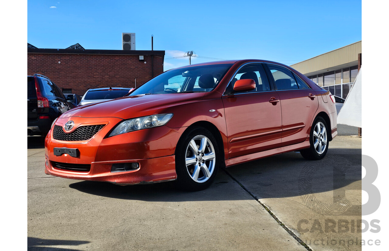 11/2007 Toyota Camry Sportivo ACV40R 4d Sedan Orange 2.4L