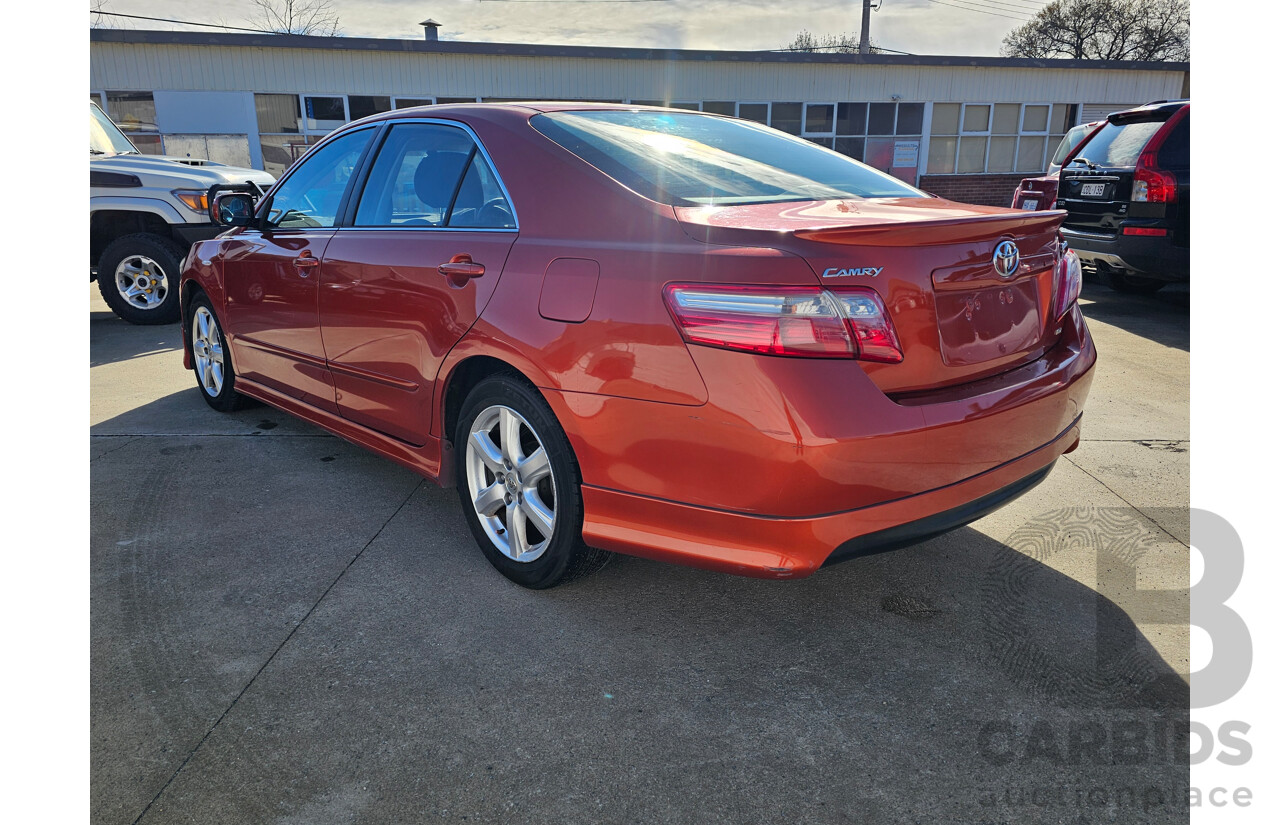 11/2007 Toyota Camry Sportivo ACV40R 4d Sedan Orange 2.4L