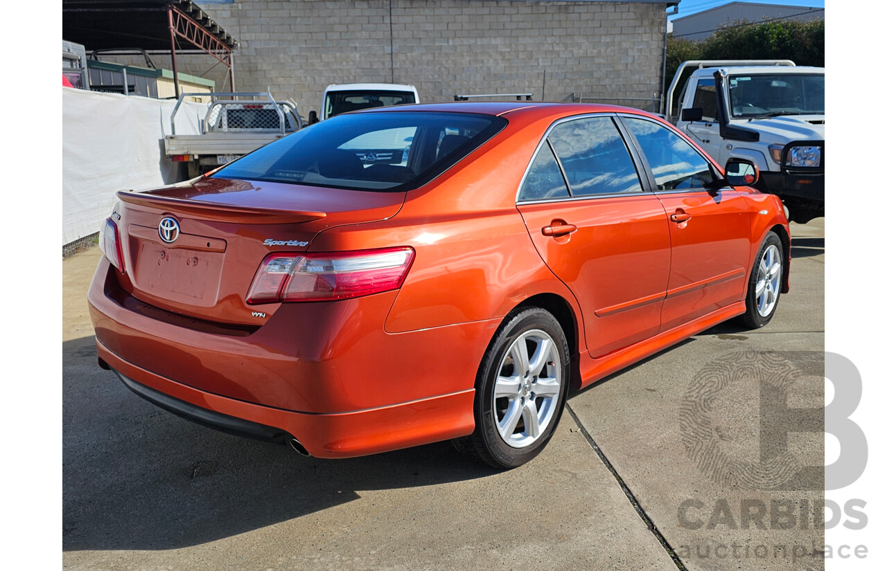 11/2007 Toyota Camry Sportivo ACV40R 4d Sedan Orange 2.4L