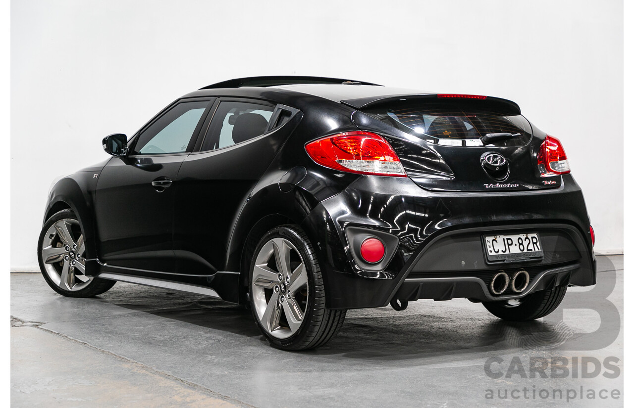 12/2012 Hyundai Veloster SR Turbo FS MY13 3d Coupe Black Turbo 1.6L