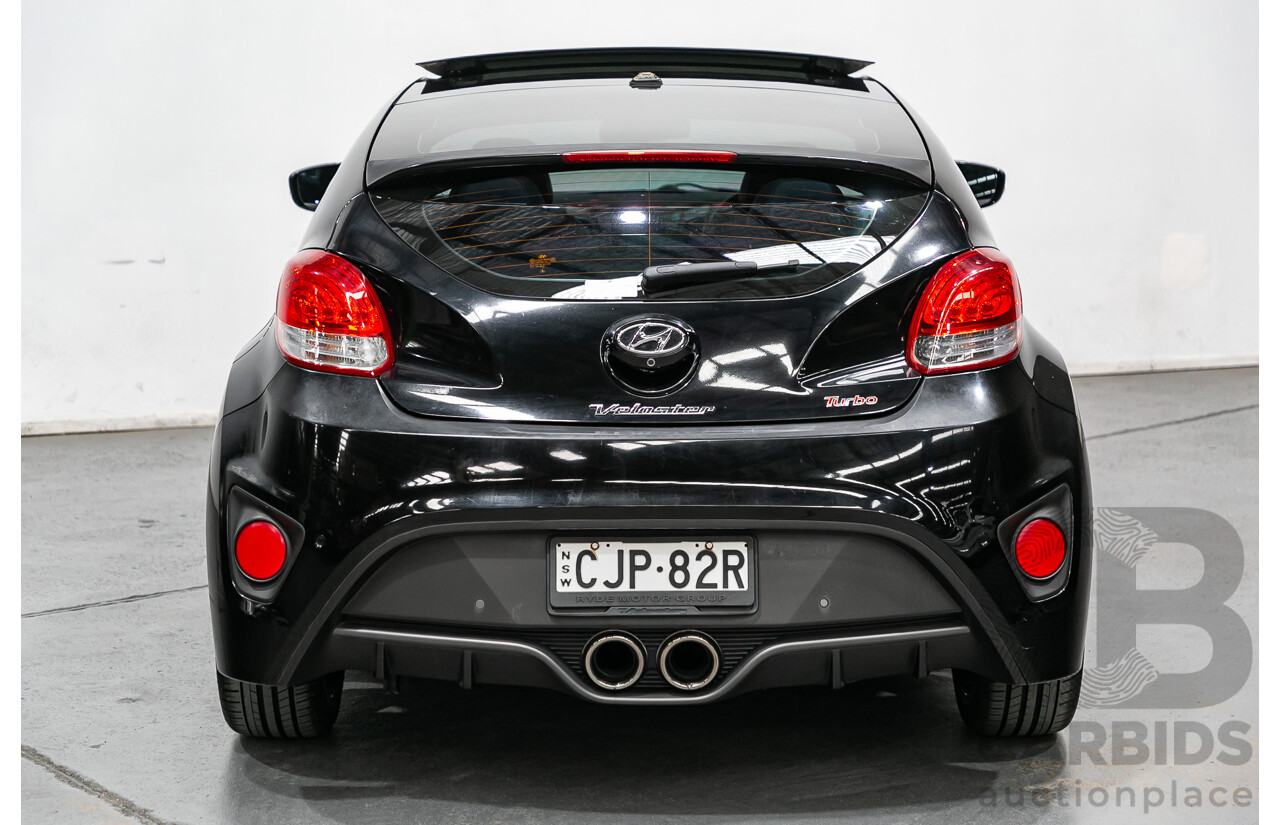 12/2012 Hyundai Veloster SR Turbo FS MY13 3d Coupe Black Turbo 1.6L