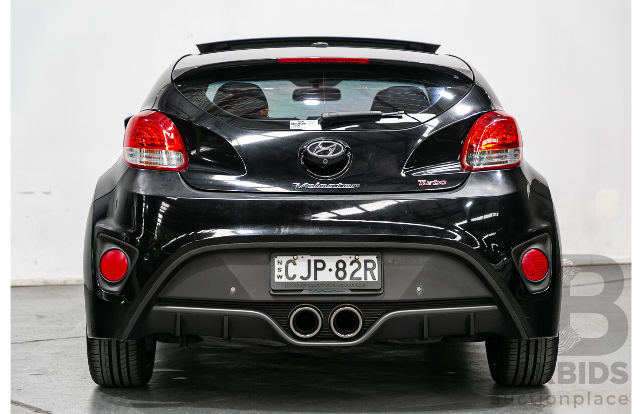 12/2012 Hyundai Veloster SR Turbo FS MY13 3d Coupe Black Turbo 1.6L