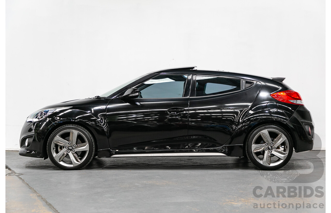 12/2012 Hyundai Veloster SR Turbo FS MY13 3d Coupe Black Turbo 1.6L