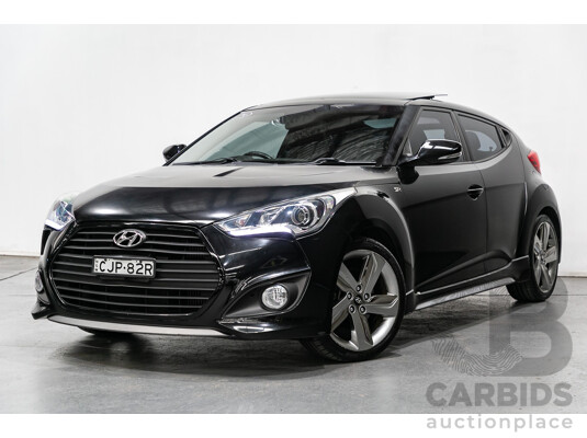 12/2012 Hyundai Veloster SR Turbo FS MY13 3d Coupe Black Turbo 1.6L