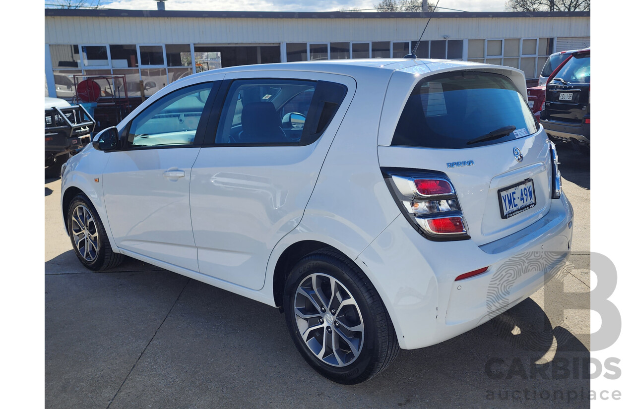 07/2017 Holden Barina LS FWD TM MY17 5D Hatchback White 1.6L