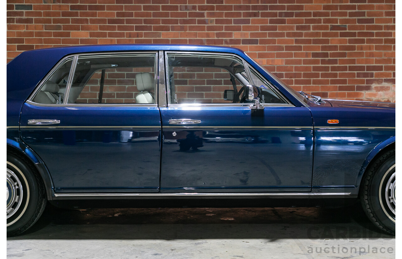 1/1986 Rolls Royce Silver Spirit 4d Sedan Metallic Royal Blue V8 6.8L