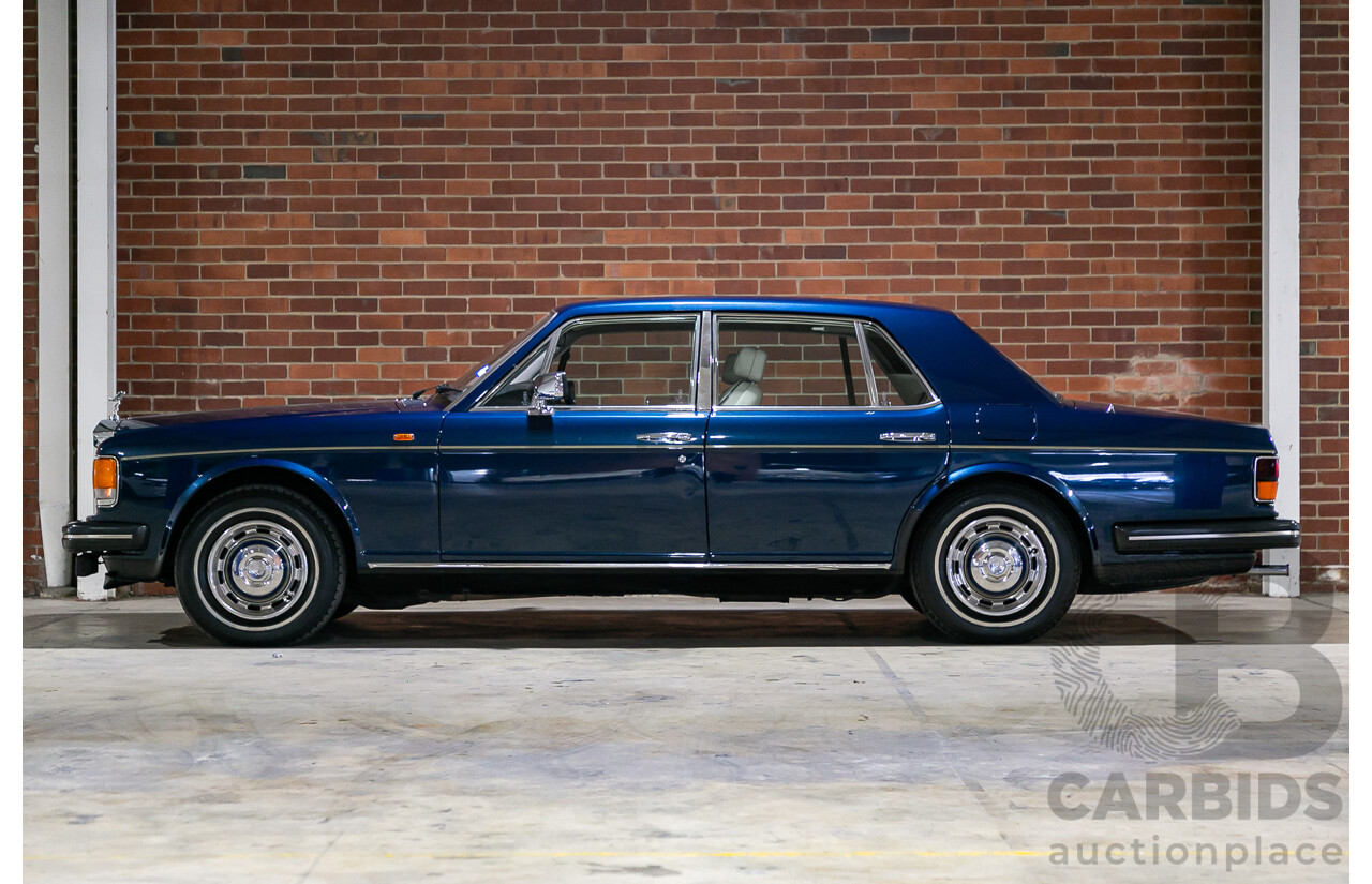 1/1986 Rolls Royce Silver Spirit 4d Sedan Metallic Royal Blue V8 6.8L