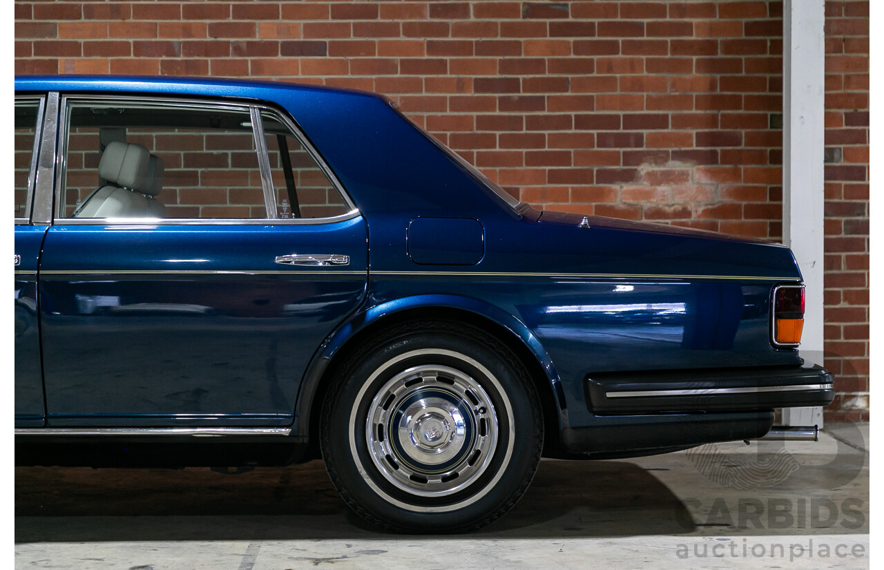 1/1986 Rolls Royce Silver Spirit 4d Sedan Metallic Royal Blue V8 6.8L