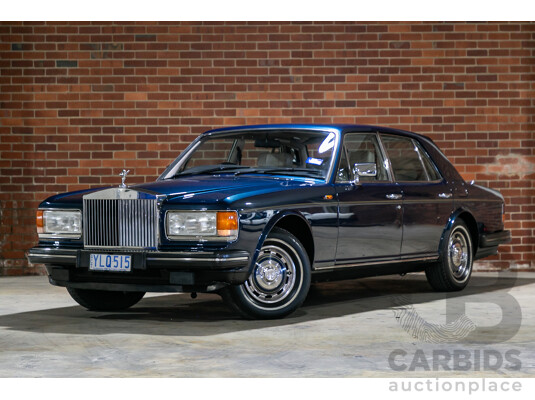 1/1986 Rolls Royce Silver Spirit 4d Sedan Metallic Royal Blue V8 6.8L