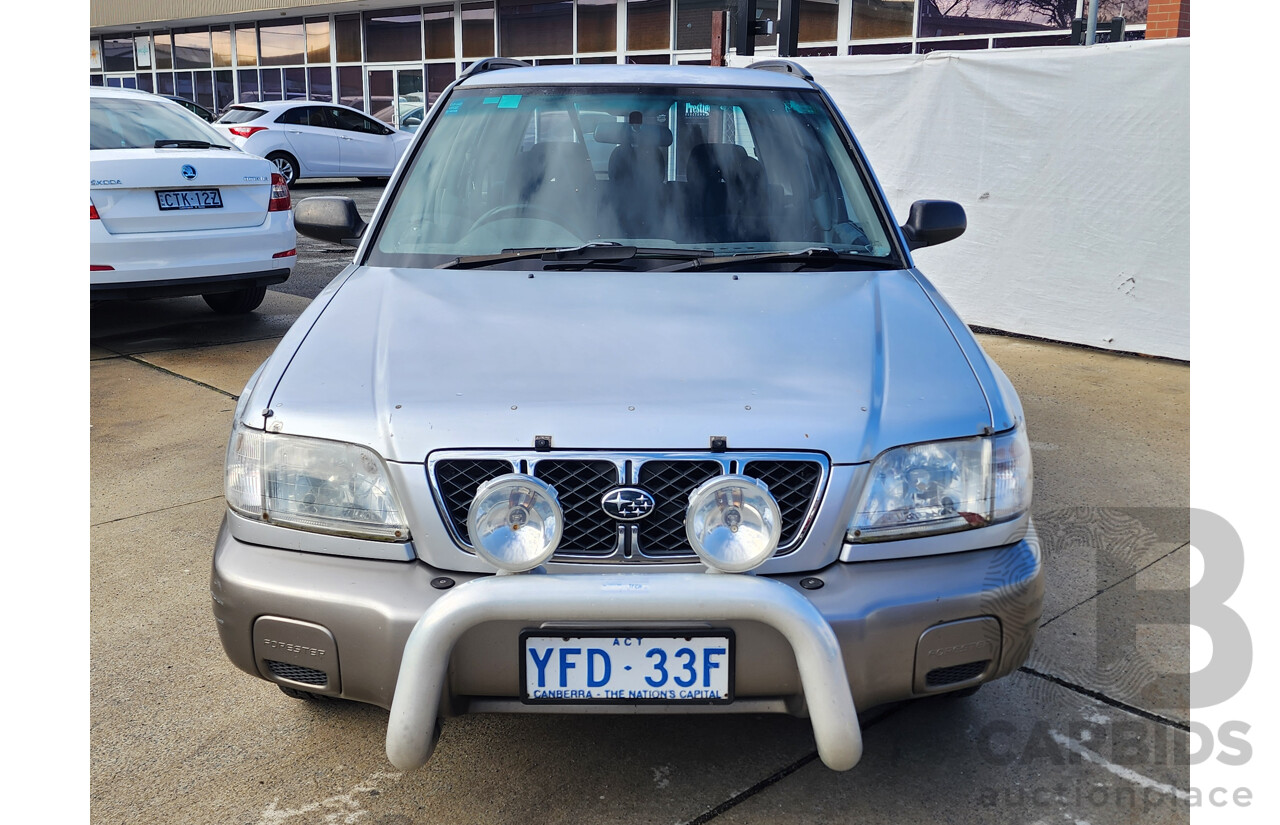 10/2001 Subaru Forester LIMITED AWD MY01 4D Wagon Silver 2.0L