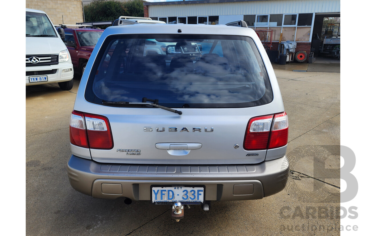 10/2001 Subaru Forester LIMITED AWD MY01 4D Wagon Silver 2.0L