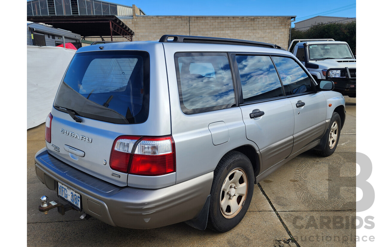 10/2001 Subaru Forester LIMITED AWD MY01 4D Wagon Silver 2.0L