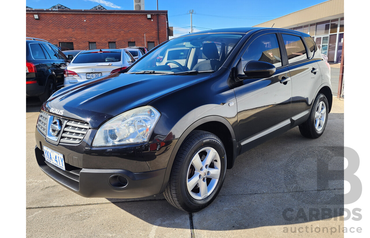 11/2009 Nissan Dualis ST (4x4) AWD J10 4D Wagon Black 2.0L