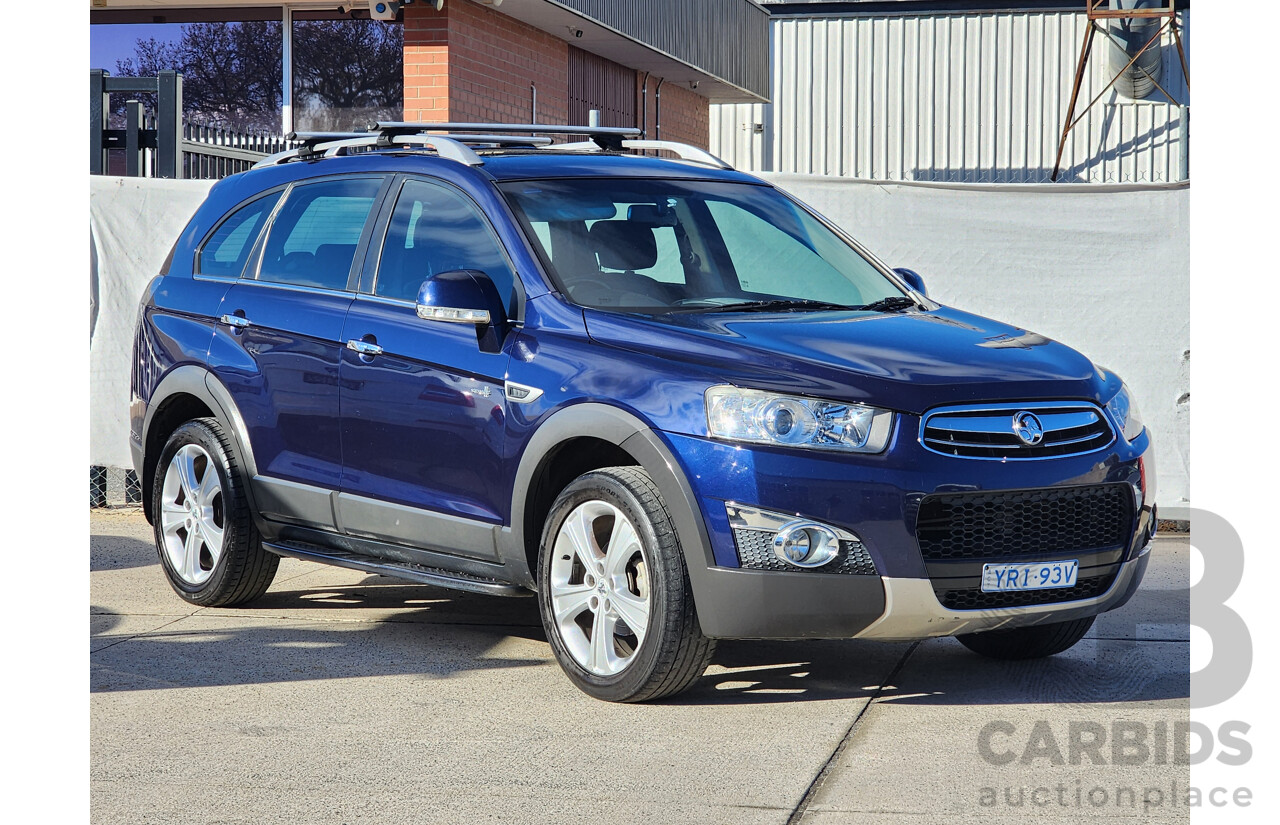 01/2012 Holden Captiva 7 LX (4x4) AWD CG MY12 4D Wagon Blue 2.2L