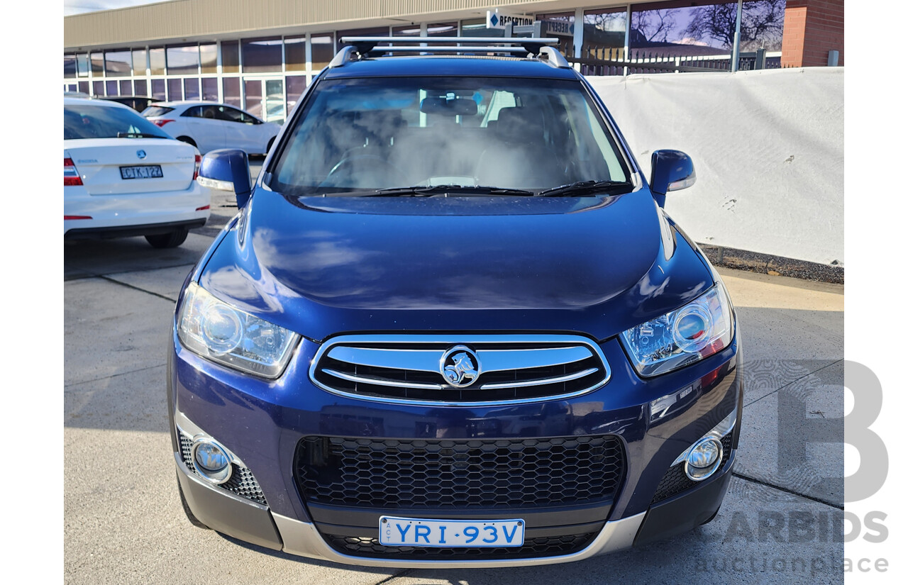 01/2012 Holden Captiva 7 LX (4x4) AWD CG MY12 4D Wagon Blue 2.2L