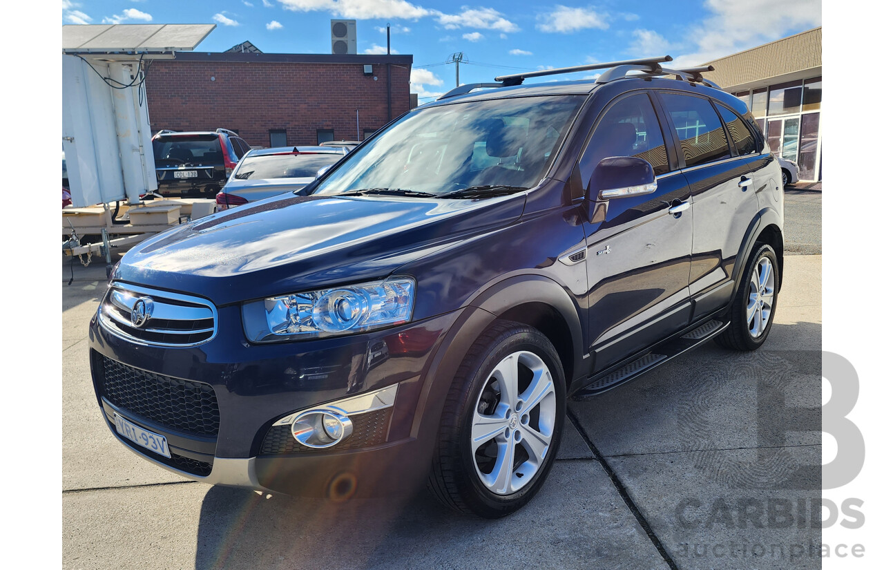 01/2012 Holden Captiva 7 LX (4x4) AWD CG MY12 4D Wagon Blue 2.2L