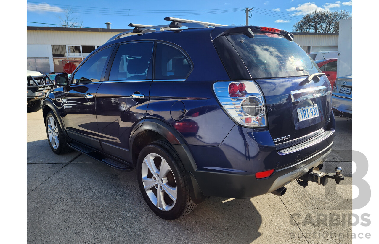 01/2012 Holden Captiva 7 LX (4x4) AWD CG MY12 4D Wagon Blue 2.2L