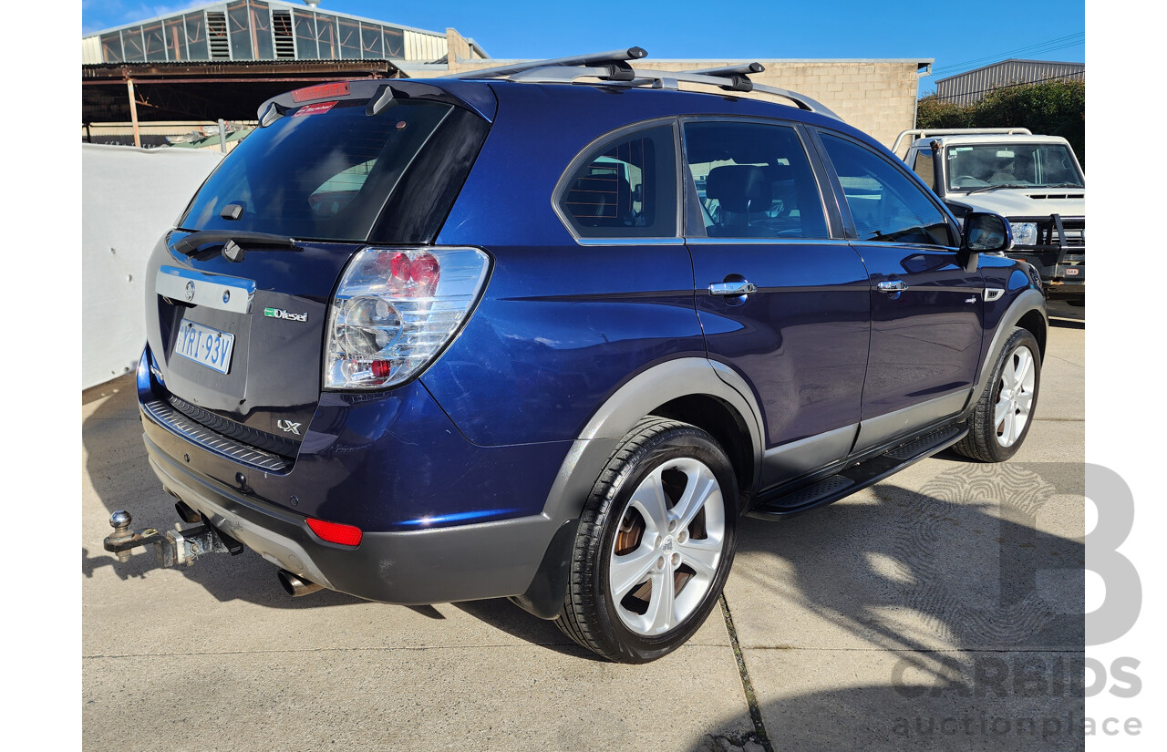 01/2012 Holden Captiva 7 LX (4x4) AWD CG MY12 4D Wagon Blue 2.2L