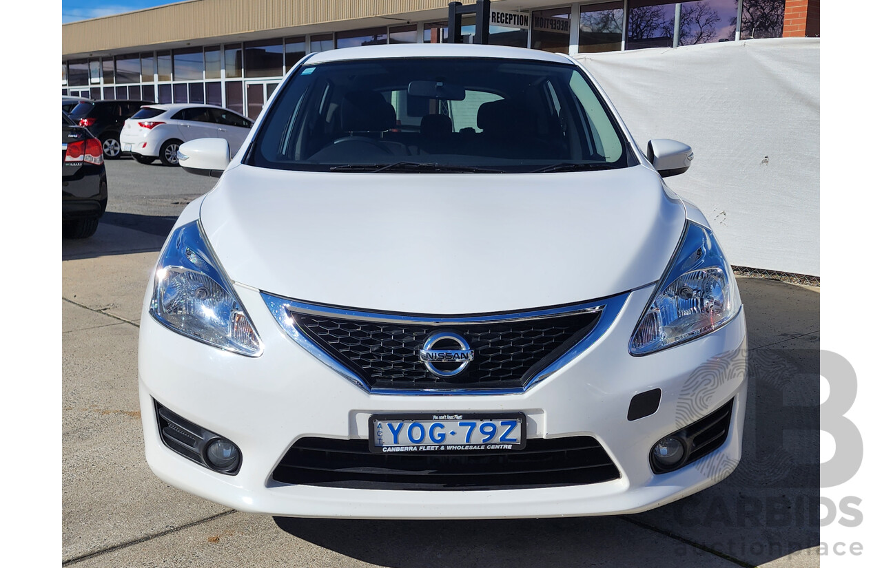 11/2015 Nissan Pulsar ST-L FWD C12 SERIES 2 5D Hatchback White 1.8L