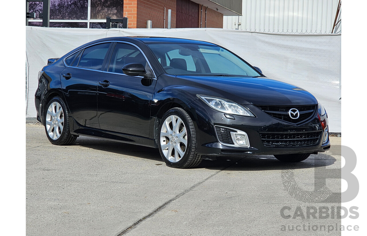 12/2009 Mazda Mazda6 Luxury Sports GH MY09 5d Hatchback Black 2.5L