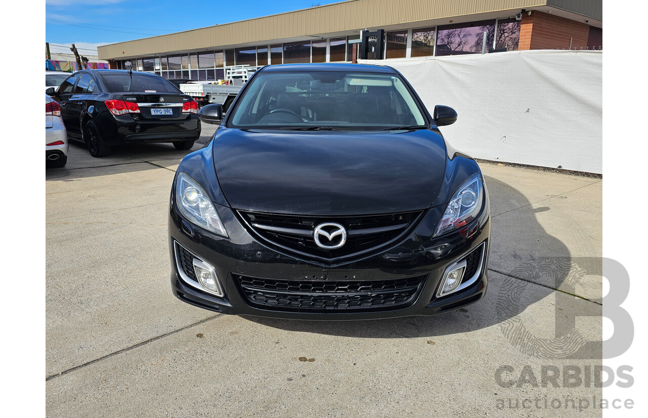 12/2009 Mazda Mazda6 Luxury Sports GH MY09 5d Hatchback Black 2.5L