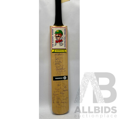 Grey Nicholls Scoop Rodney Marsh Testamonial Signed Cricket Bat