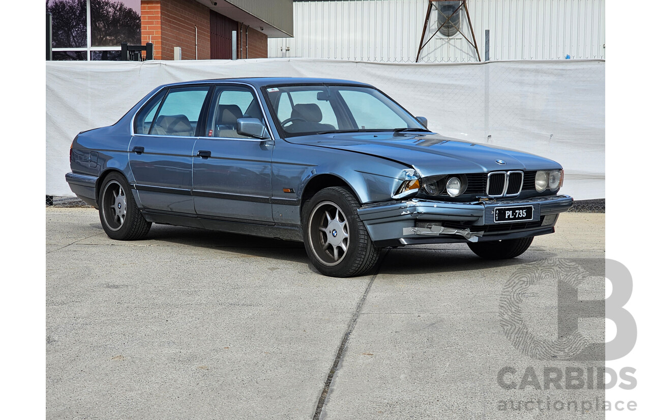 5/1988 Bmw 735iL  4d Sedan Blue 3.5L