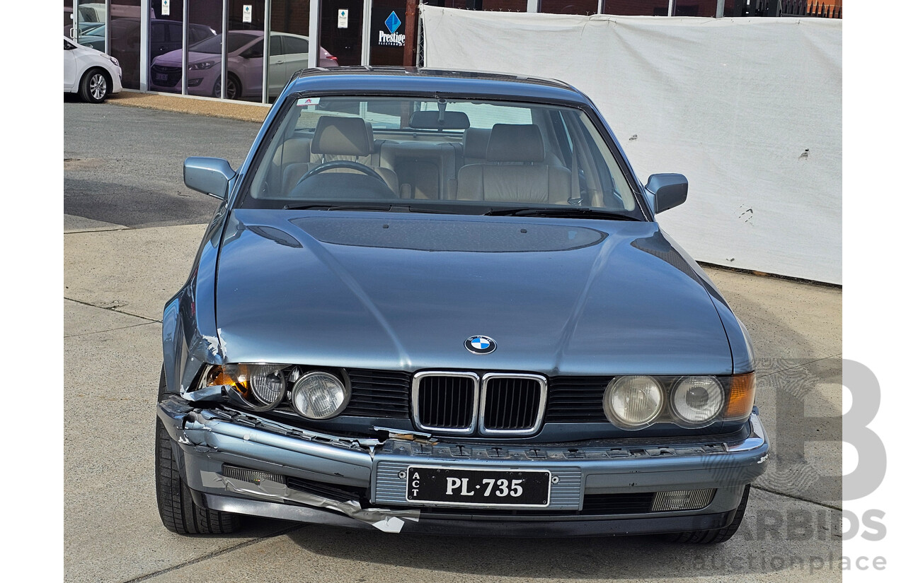 5/1988 Bmw 735iL  4d Sedan Blue 3.5L