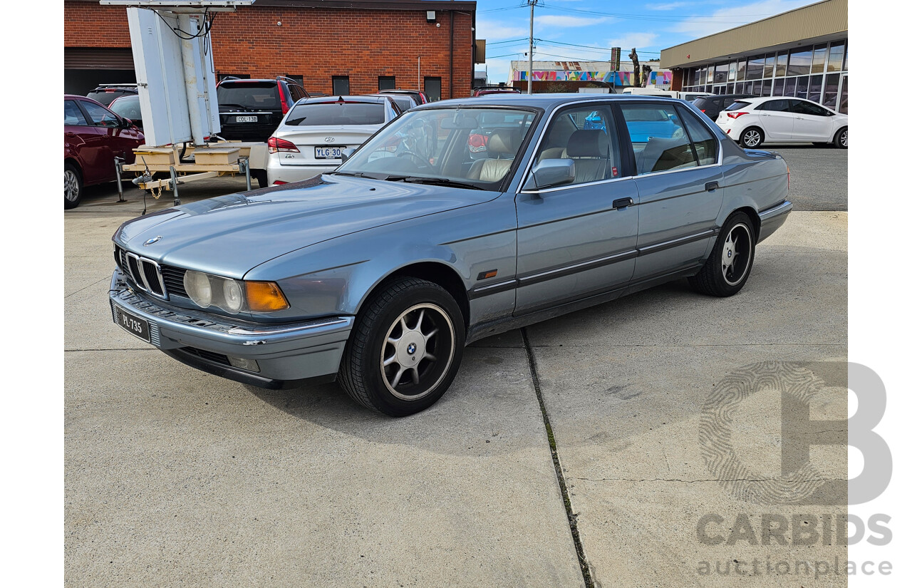 5/1988 Bmw 735iL  4d Sedan Blue 3.5L