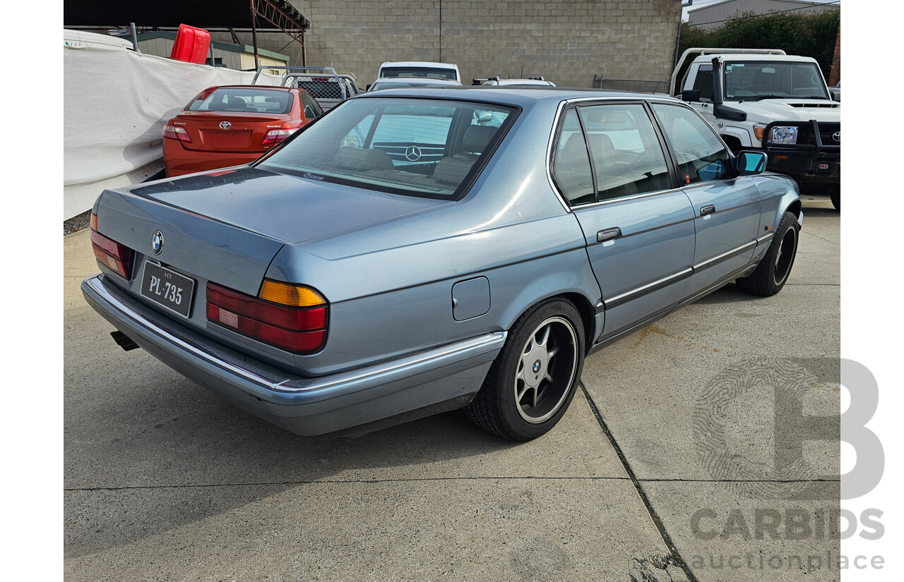 5/1988 Bmw 735iL  4d Sedan Blue 3.5L