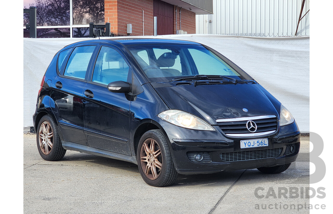 10/2006 Mercedes-Benz A170 CLASSIC FWD W169 5D Hatchback Black 1.7L