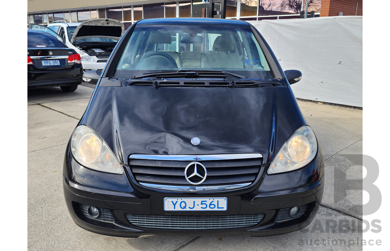 10/2006 Mercedes-Benz A170 CLASSIC FWD W169 5D Hatchback Black 1.7L