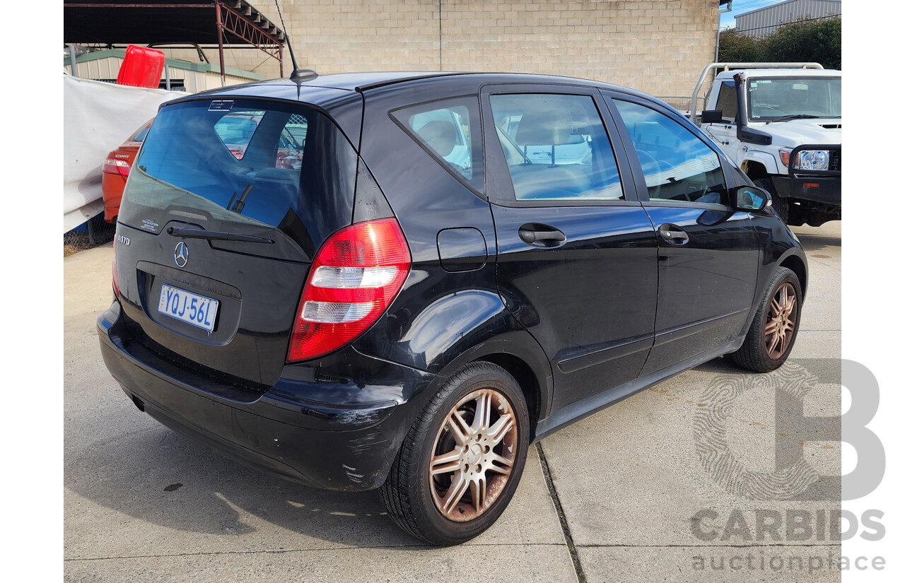 10/2006 Mercedes-Benz A170 CLASSIC FWD W169 5D Hatchback Black 1.7L